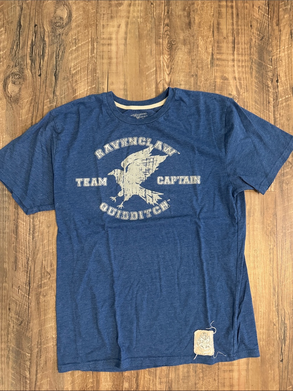 Ravenclaw Team Captain Quidditch Short Sleeve T-Shirt - Blue